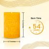 BeeTheLight Beeswax Large Pillar Candle (2.7" x 5.4") - Smokeless Unscented Candle - 72 Hours Burn Time - Natural & 100% Pure Beeswax Candle - Handmad