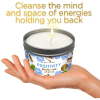 Magnificent 101 Positivity Aromatherapy Candle in 6-oz. Tin Holder: 100% Natural Soy Wax With Palo Santo & Lotus Flower Essential Oils and Pure Sage L